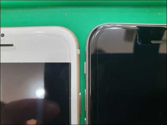 휴대폰-강화유리필름-강화필름-비교