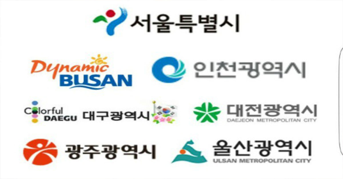  우리나라 광역시 이름의 유래