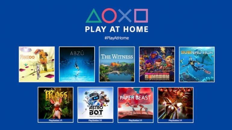  소니 PlayStation Play At Home 2021 Initiative : 10 가지 무료 게임 출시 제공