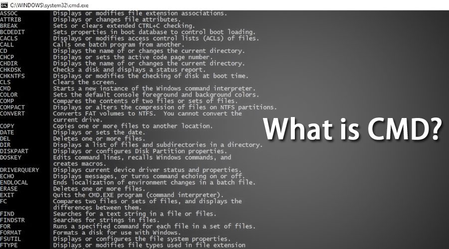  [생활필수 Tip] CMD 명령어 모음