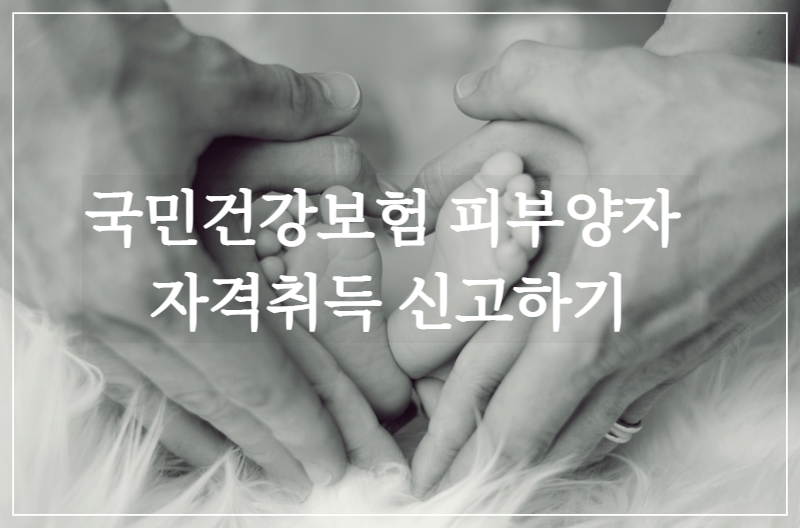 국민건강보험-피부양자-자격취득-신고하기