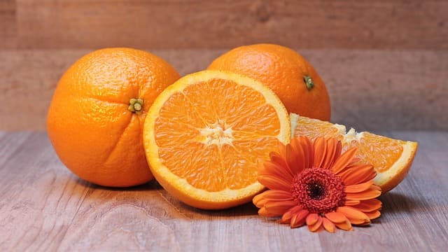 비타민C가 함유된 오렌지