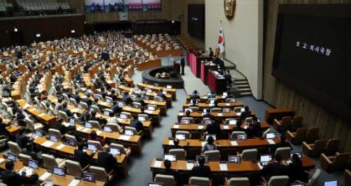 2월 27일 이재명더불어민주당 대표 체포동의안 표결할 국회본회의장