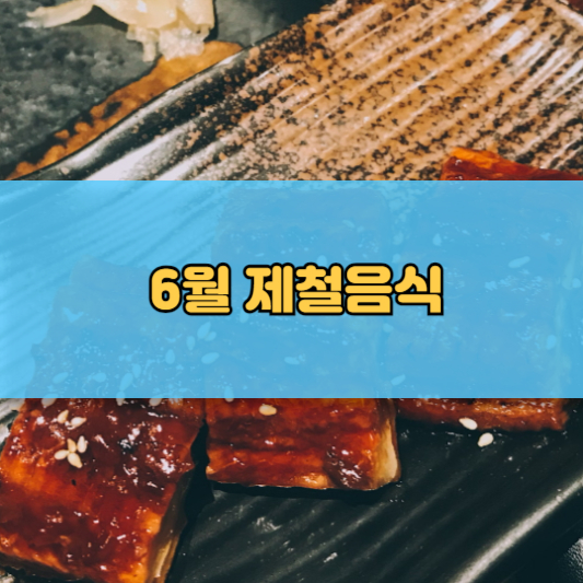 6월 제철음식의 풍미 생선회, 횟감, 채소, 과일, 해산물 특별 메뉴