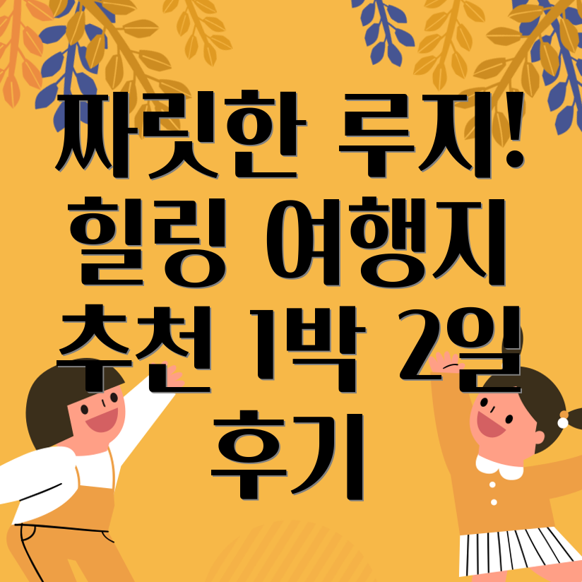 국내 루지 여행