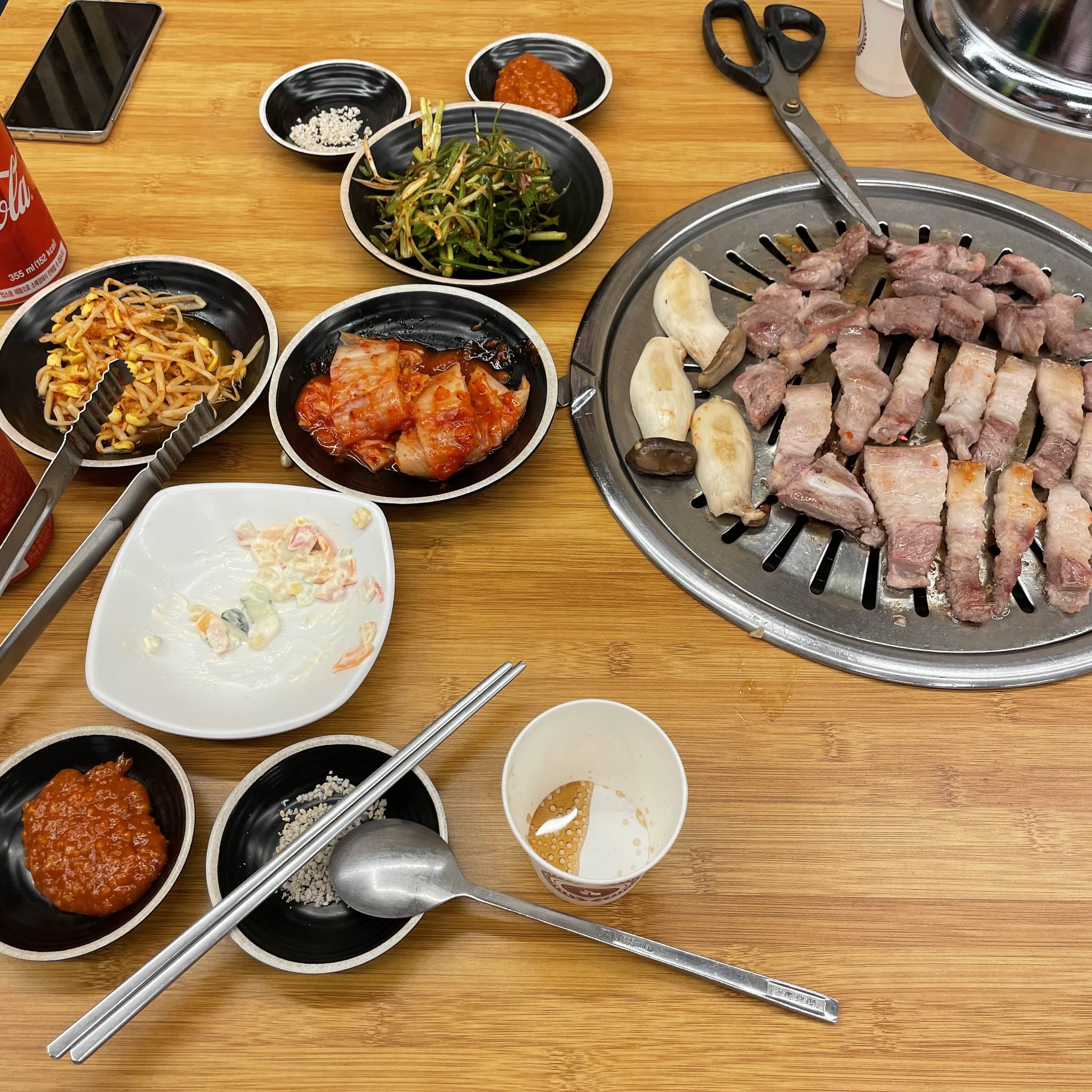 장안동 감악산 참숯생소금구이