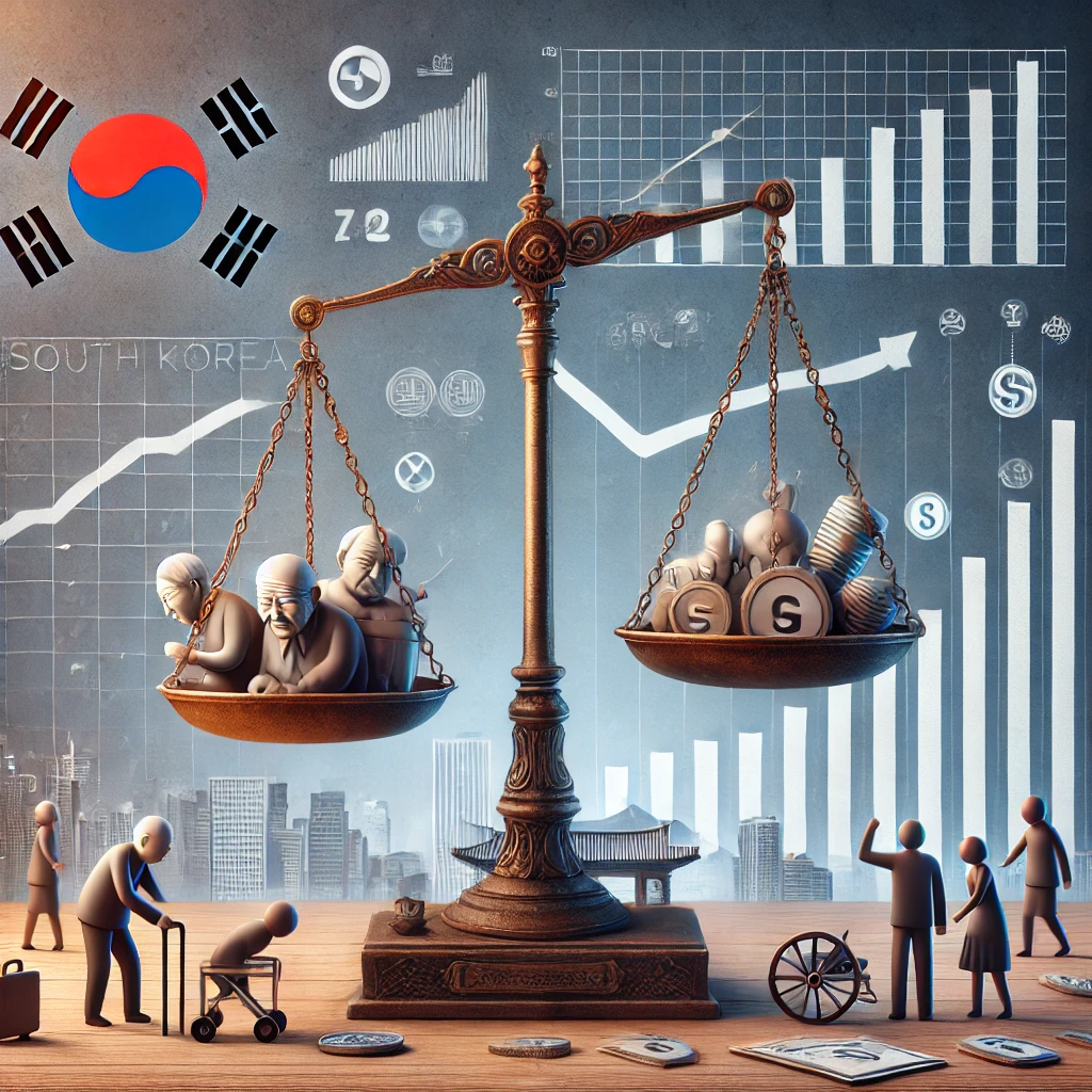 한국 경제 저출산 고령화 이미지