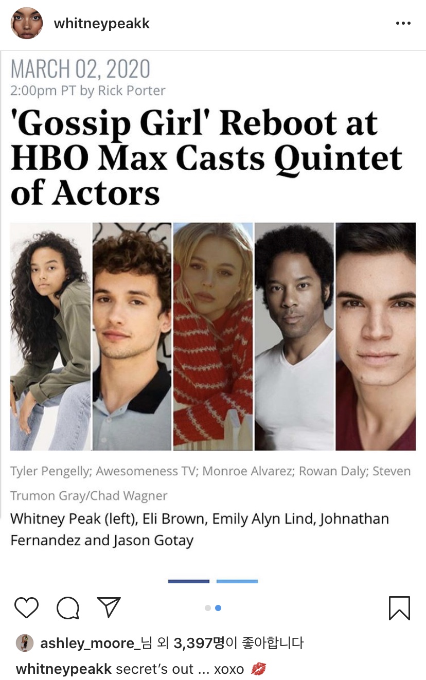 Gossip Girl' Reboot at HBO Max Casts Quintet of Actors