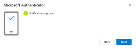 Microsoft Authenticator 인증 성공