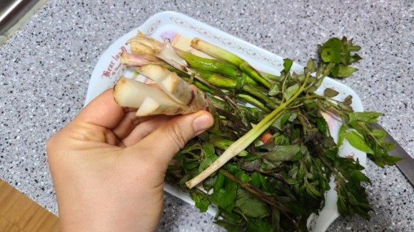 - 오가피 삼겹살말이 봄 야채 오가피 요리 - 오가피 삼겹살말이 봄 야채 오가피 요리