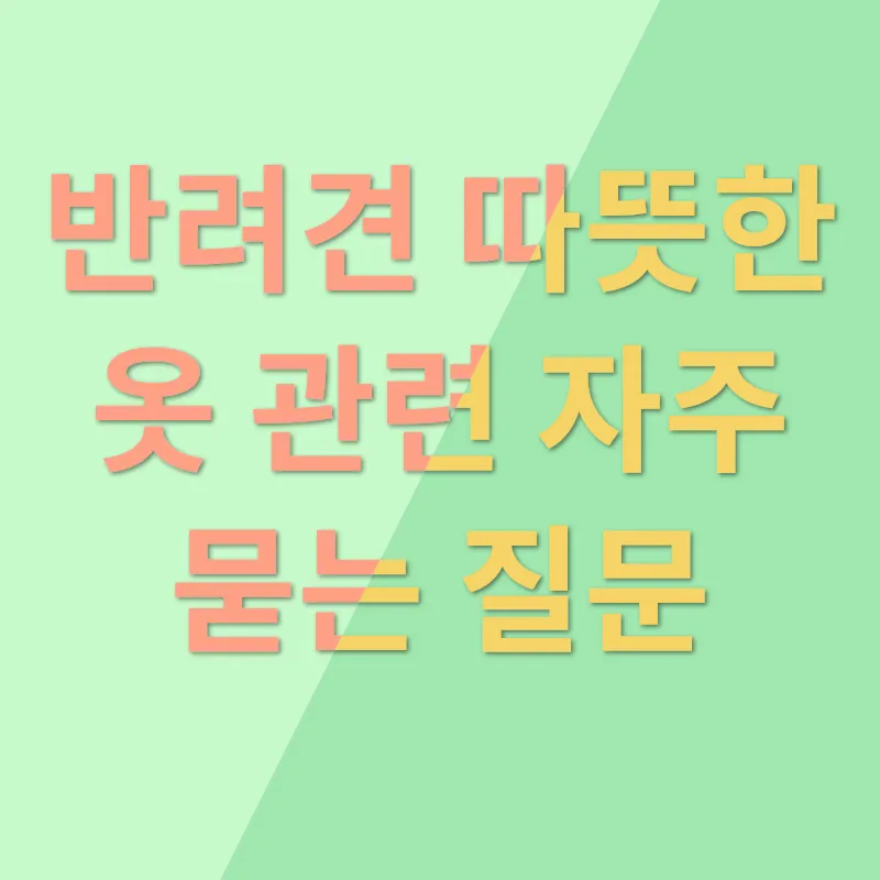 반려견 따뜻한 옷_4
