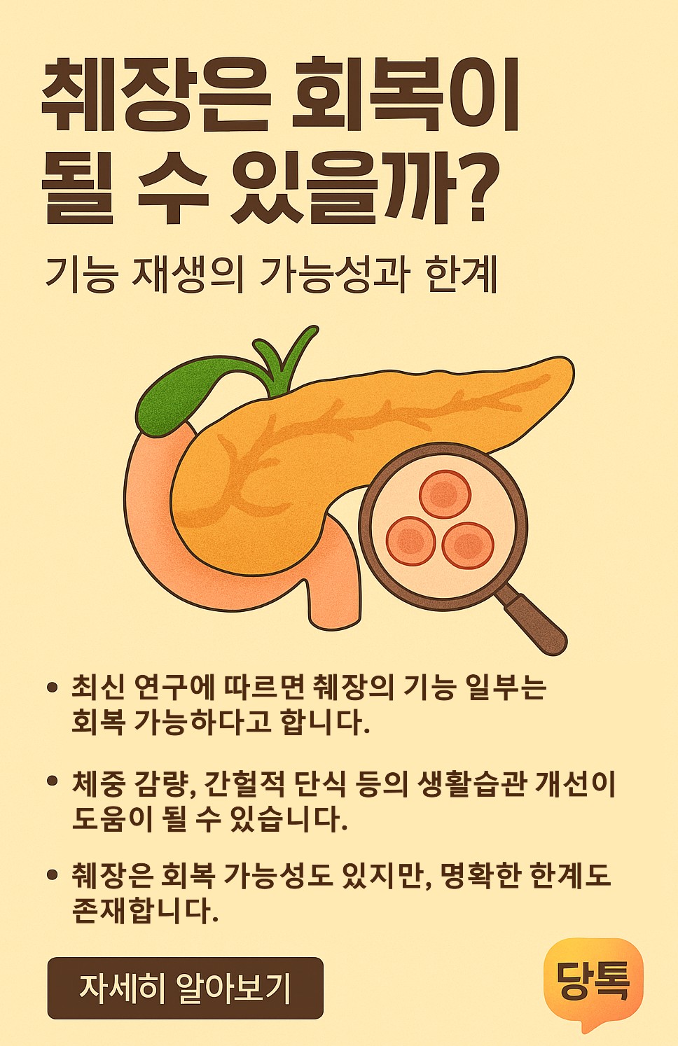 췌장 회복