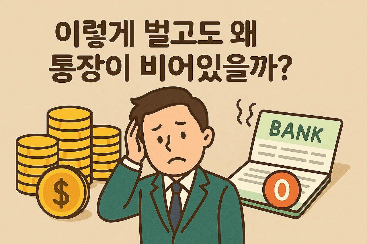 &quot;이렇게 벌고도 왜 통장이 비어있을까?&quot;
