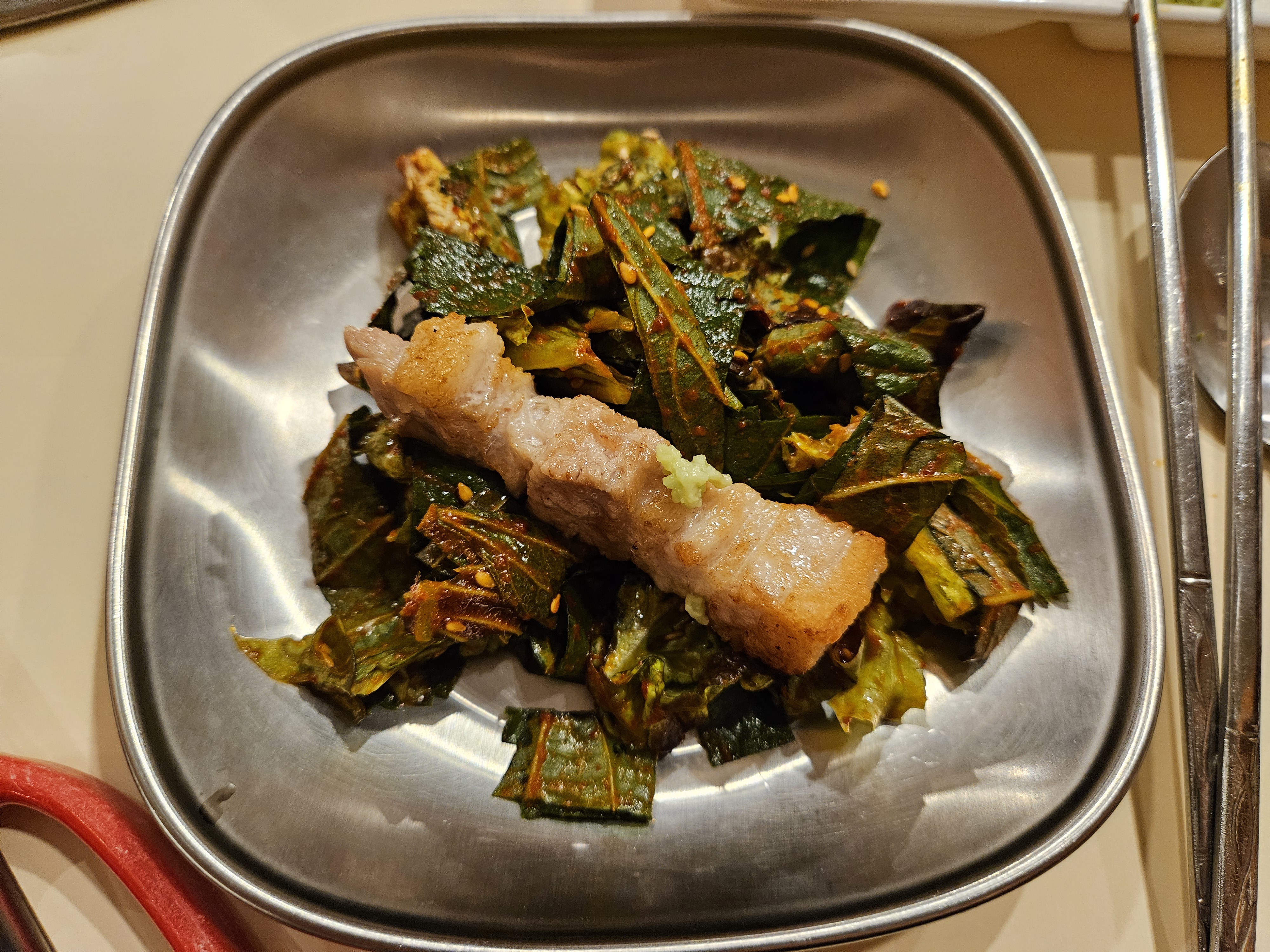 삼겹살 한점