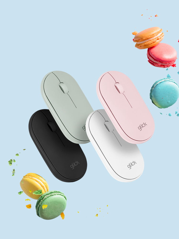 G-Clicker Moving Macaron Noiseless Bluetooth 무선 마우스