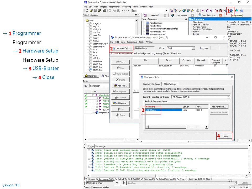[Quartus] Quartus II 10.0 Quick Start