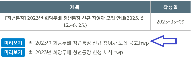  희망 두배 청년 통장 총 정리 (with 서울시)