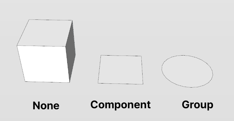 스케치업 요소 종류