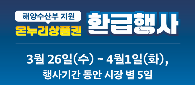 온누리상품권 환급