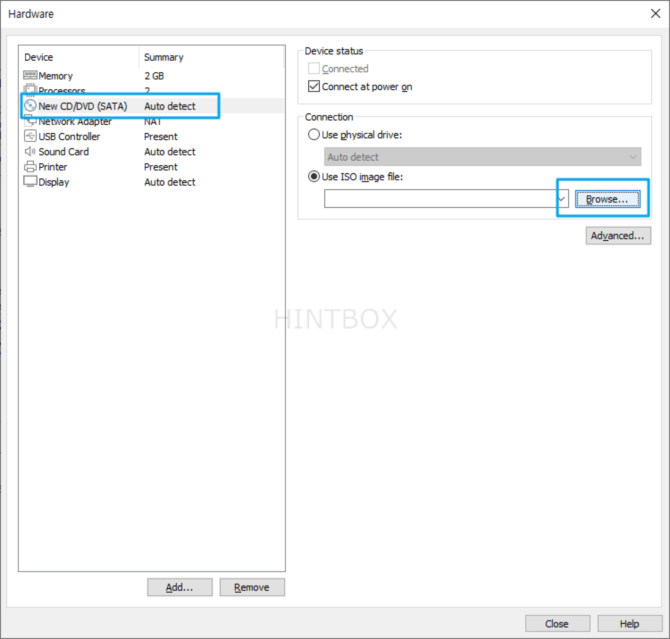 가상머신-생성창-설정창