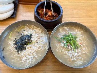 손칼국수 들깨칼국수