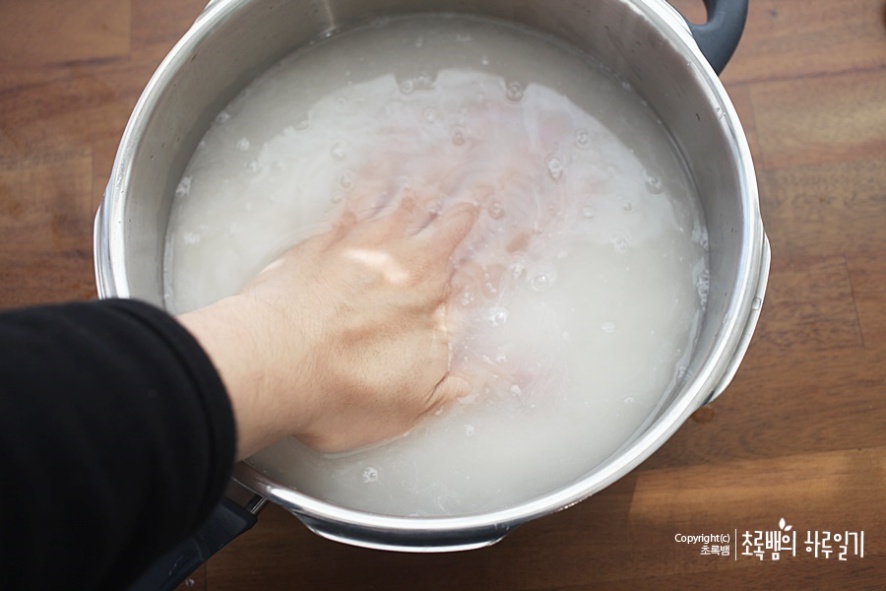 압력솥 밥짓기 물 비율 뜸들이기 (유기농쌀 무농약쌀 예은농산 하이아미)
