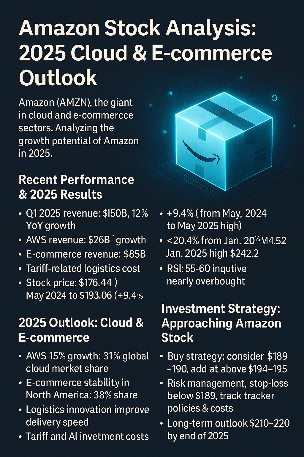 Amazon Stock Analysis: 2025 Cloud & E-commerce Outlook