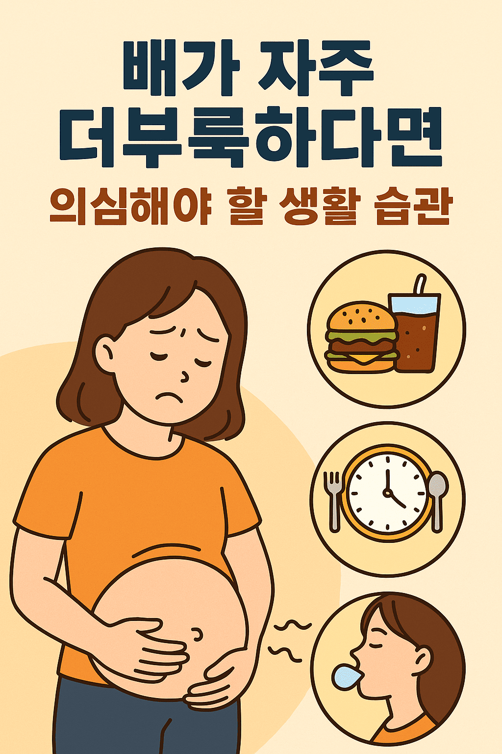 배가 더부룩한 이유