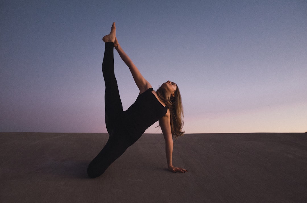 Stretching.