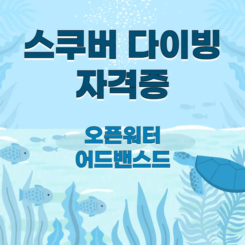 스쿠버-다이빙자격증-오픈워터-어드밴스드