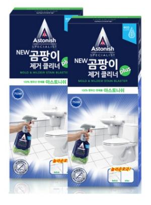 아스토니쉬 NEW 곰팡이 클리너 plus 스프레이 750ml&#44; 2개