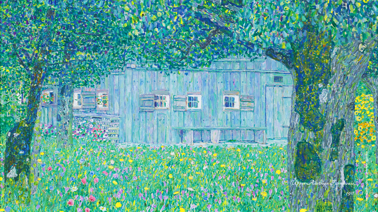 09 어퍼오스트리아의 농장 C - Gustav Klimt 클림트배경화면