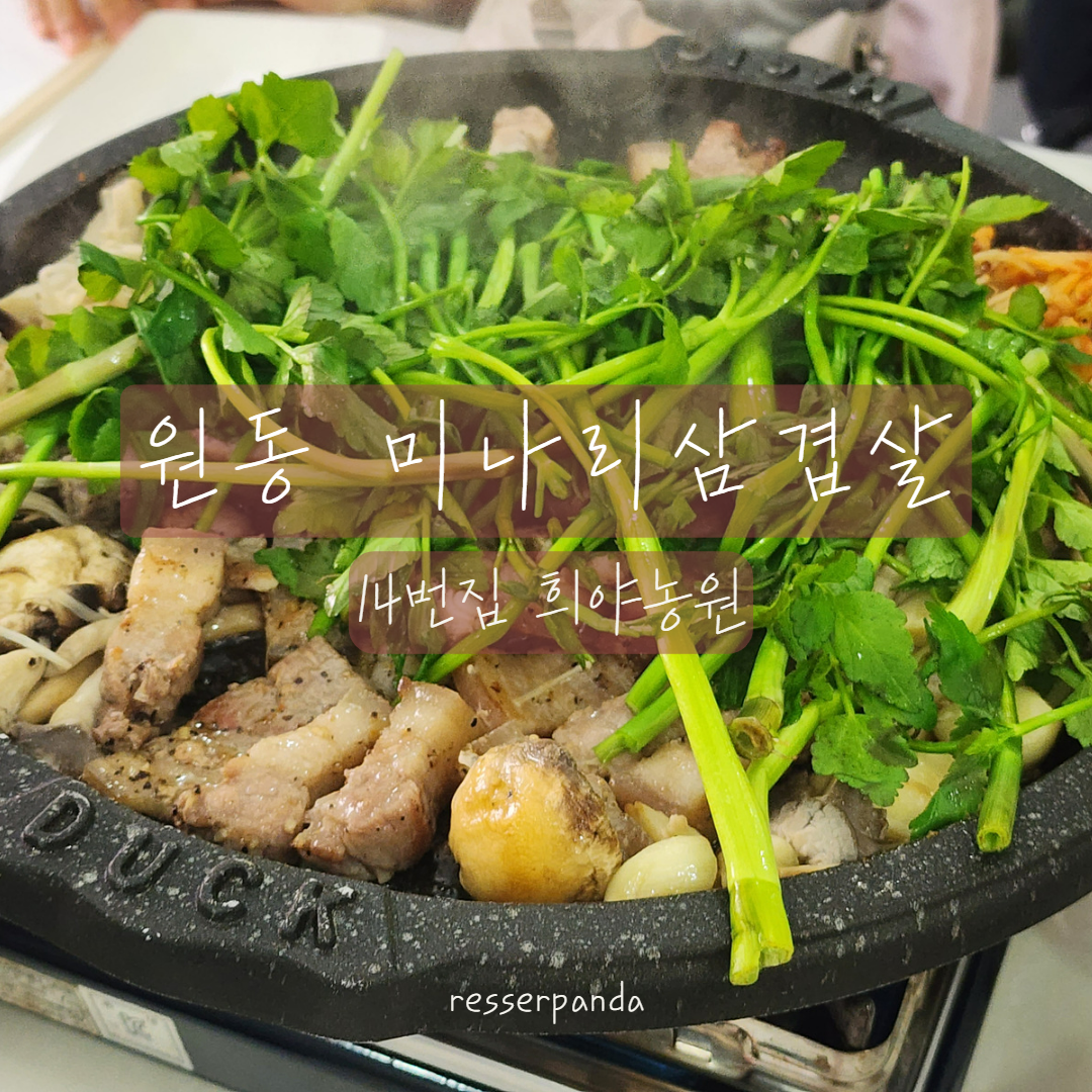  [맛집] 원동 미나리축제 맛집 14번집 희야농원 방문 솔직 후기 [위치 / 메뉴 / 가격 / 주차  ]