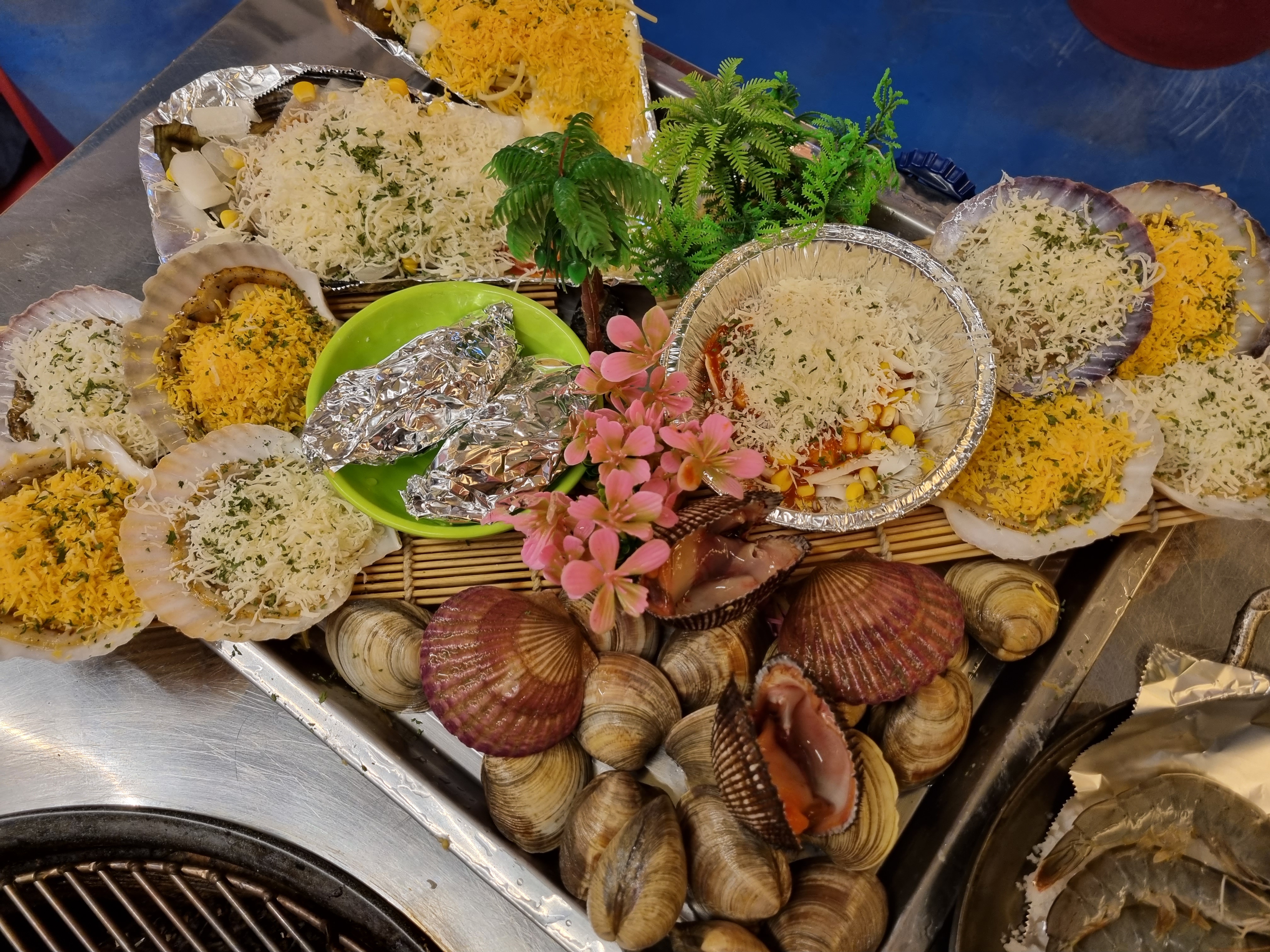  강문해변 조개구이 맛집,  다이닝조개, 웨이팅 꿀팁