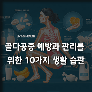 골다공증 예방과 관리를 위한 10가지 생활 습관