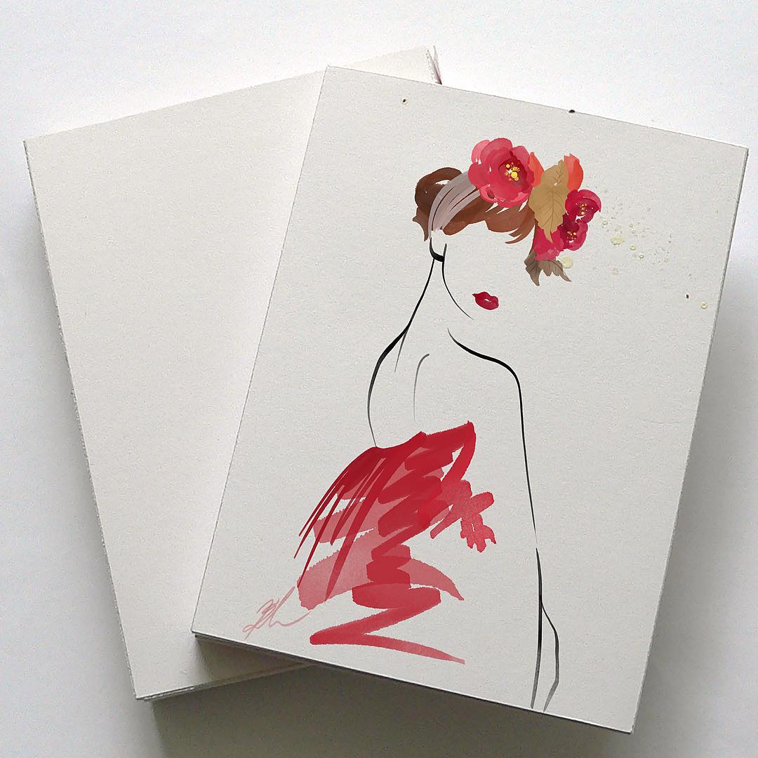  Woman in Red