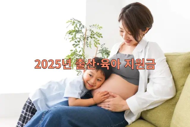 출산&middot;육아 지원금 관련 이미지