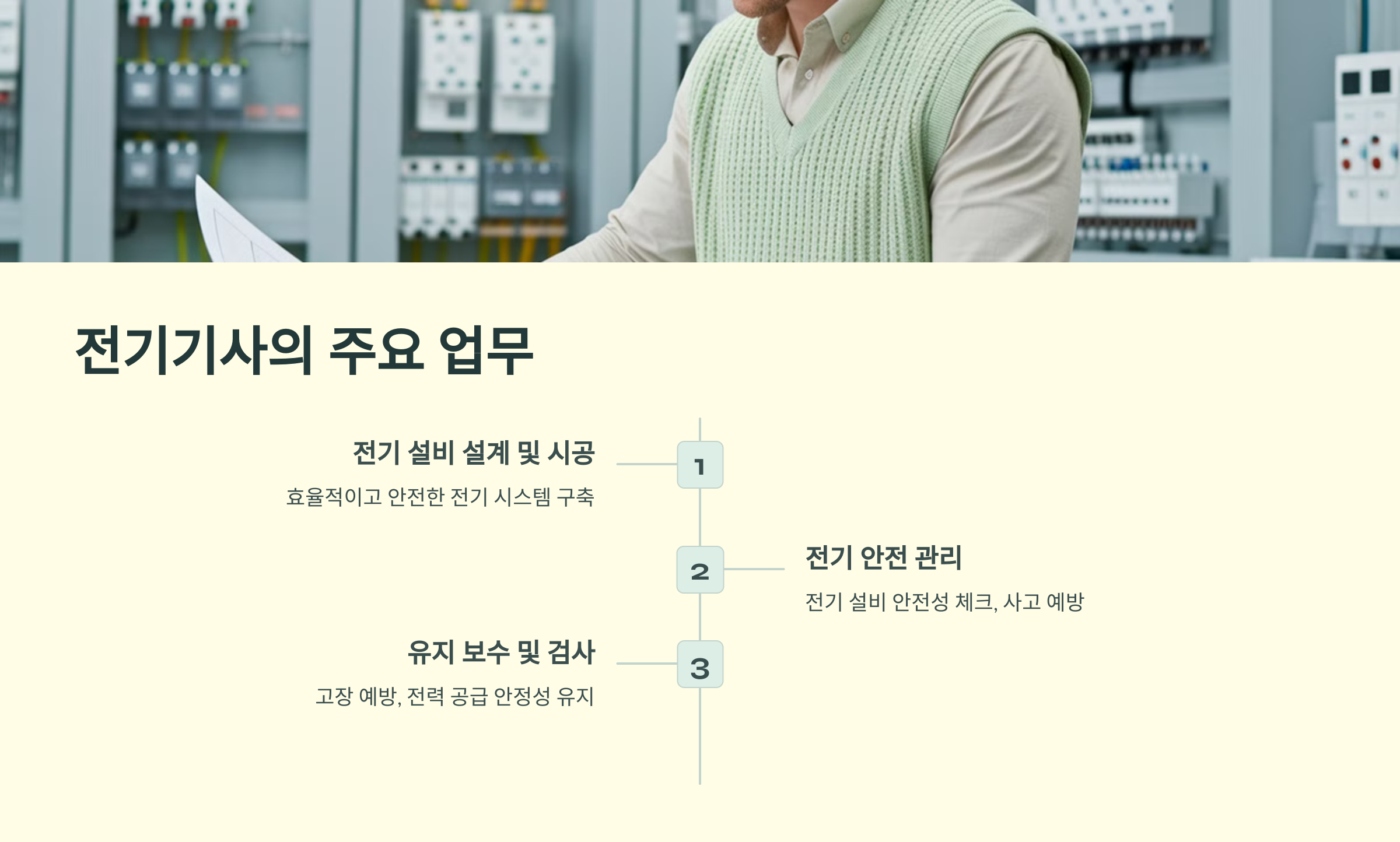 전기기사의 주요 업무
전기관련 설비들이 있는 사진