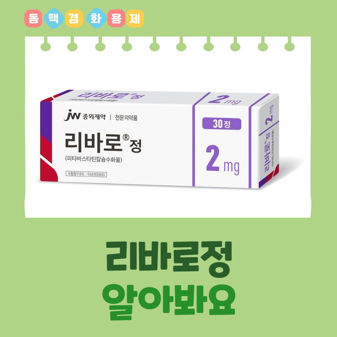  리바로정 기본정보 용법용량 효능효과 주의사항 등 알아봐요