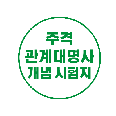 주격 관계대명사 개념 시험지
