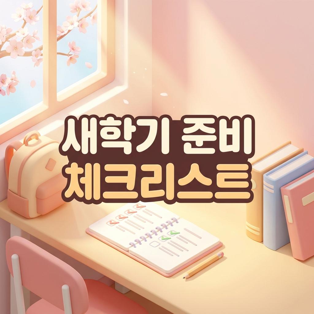 새학기 준비 체크리스트