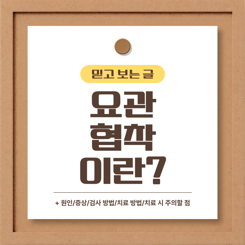  요관 협착 이란?
