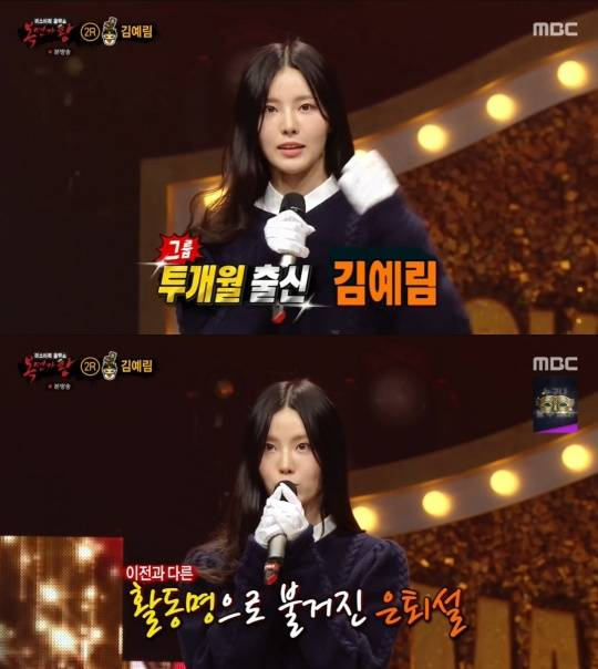  복면가왕 투개월 김예림 림킴