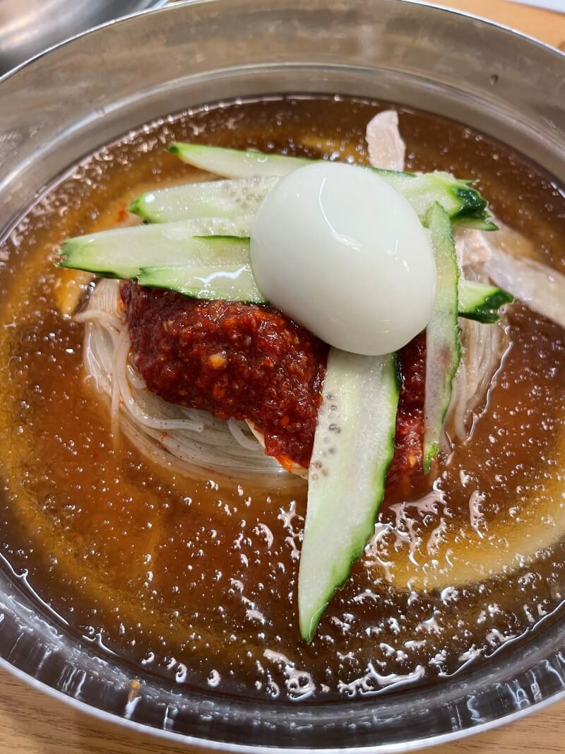 용호동 약콩밀면 물밀면