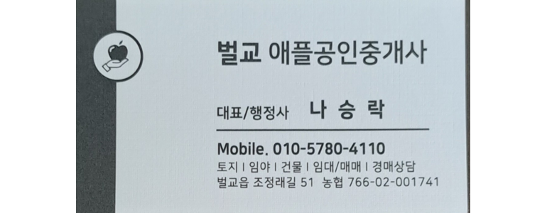 보성군 부동산 중개업