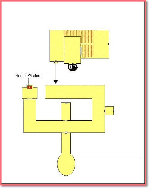 비사이드 사원 시련의 방 지도