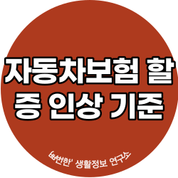 자동차보험 할증 인상 기준 및 절약 방법