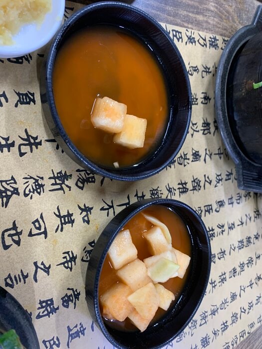 은희네 해장국 본점 깍두기