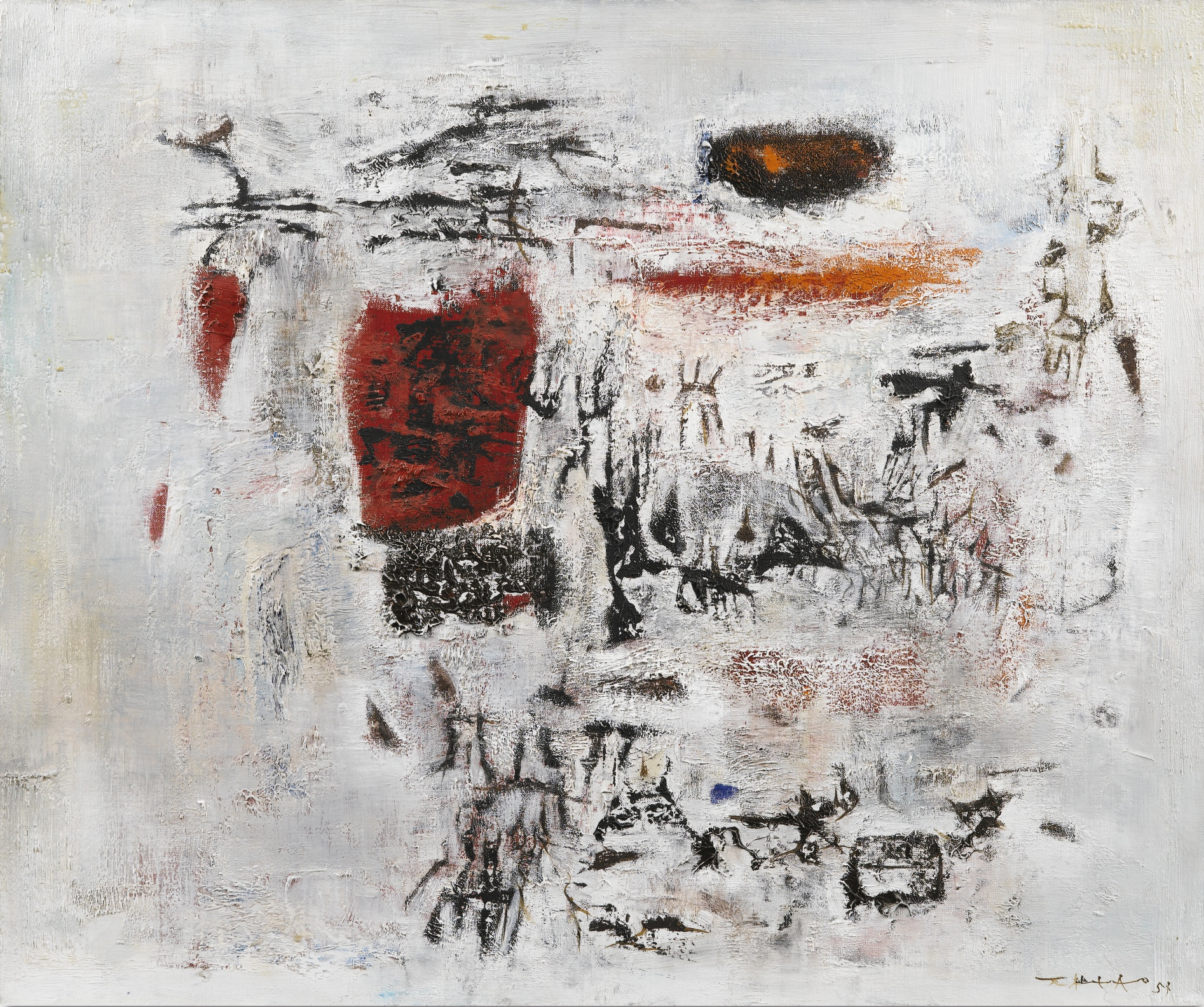 자오우키(Zao Wou-Ki), 중국, 화가, 1920-2013