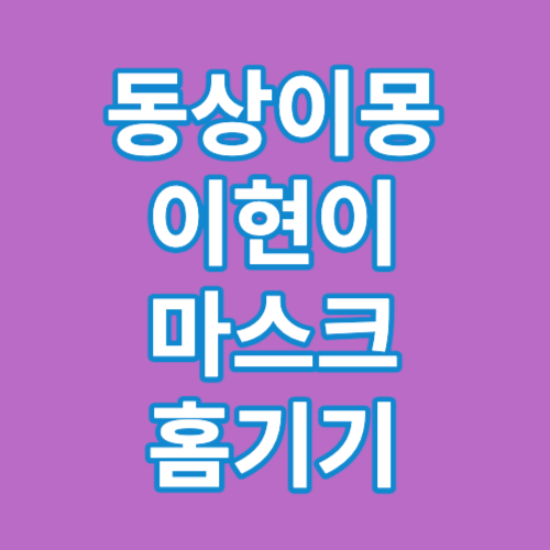 동상이몽 이현이 마스크 피부관리기 홈케어 이지혜 고데기 매직기